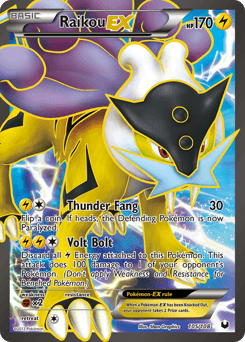 Raikou-EX Dark Explorers #105