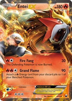 Entei-EX Dark Explorers #13