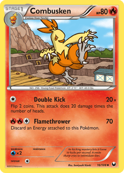 Combusken Dark Explorers #16