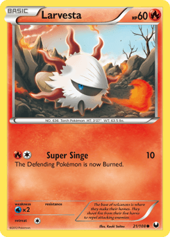 Larvesta Dark Explorers #21