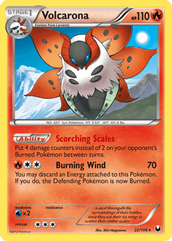 Volcarona Dark Explorers #22