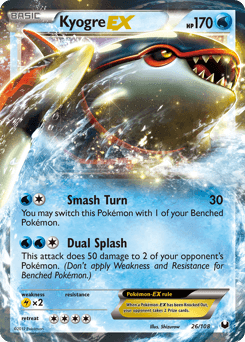 Kyogre-EX Dark Explorers #26