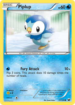 Piplup Dark Explorers #27