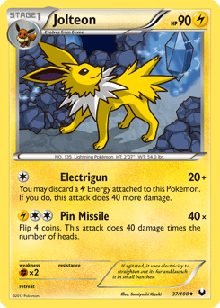Jolteon Dark Explorers #37