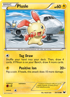Plusle Dark Explorers #39
