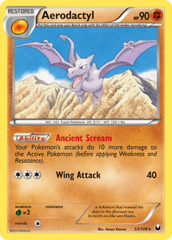 Aerodactyl Dark Explorers #53