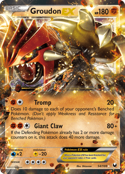 Groudon-EX Dark Explorers #54