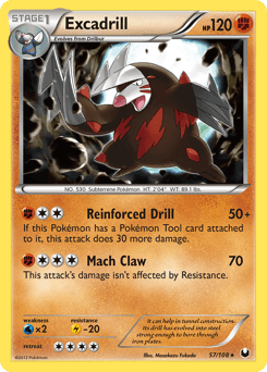 Excadrill Dark Explorers #57