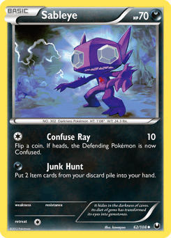 Sableye Dark Explorers #62