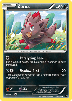 Zorua Dark Explorers #70