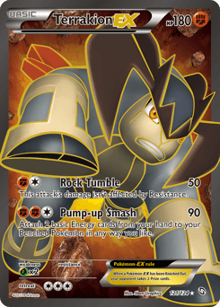 Terrakion-EX Dragons Exalted #121