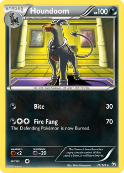 Houndoom Dragons Exalted #75