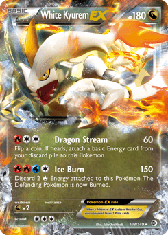 White Kyurem-EX Boundaries Crossed #103