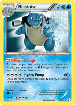 Blastoise Boundaries Crossed #31