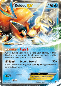 Keldeo-EX Boundaries Crossed #49