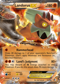 Landorus-EX Boundaries Crossed #89