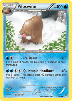 Piloswine Plasma Storm #27