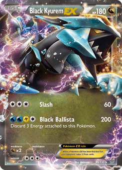 Black Kyurem-EX Plasma Storm #95