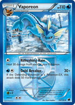 Vaporeon Plasma Freeze #20