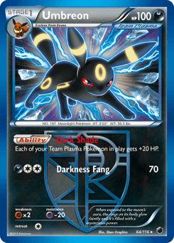 Umbreon Plasma Freeze #64
