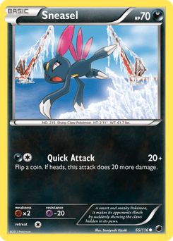 Sneasel Plasma Freeze #65