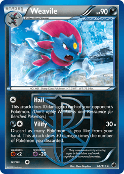 Weavile Plasma Freeze #66