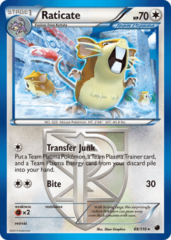 Raticate Plasma Freeze #88