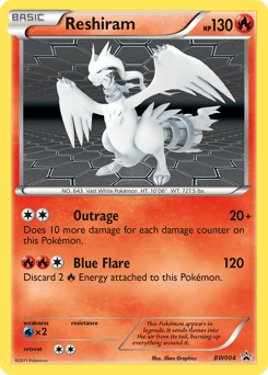 Reshiram BW Black Star Promos #BW004