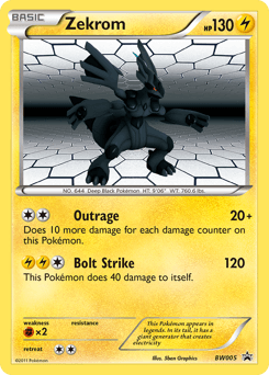 Zekrom BW Black Star Promos #BW005