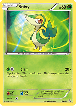 Snivy BW Black Star Promos #BW01