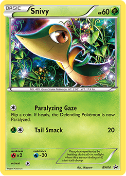Snivy BW Black Star Promos #BW06