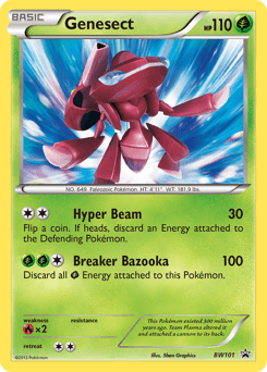 Genesect BW Black Star Promos #BW101