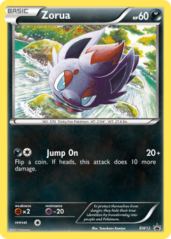 Zorua BW Black Star Promos #BW12