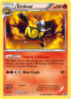 Emboar BW Black Star Promos #BW21