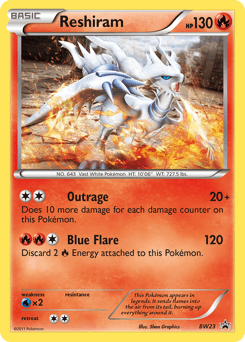 Reshiram BW Black Star Promos #BW23