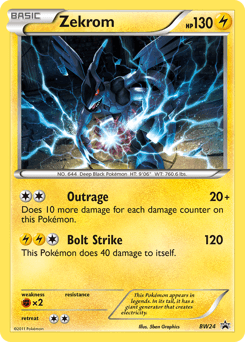 Zekrom BW Black Star Promos #BW24