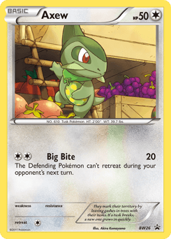 Axew BW Black Star Promos #BW26