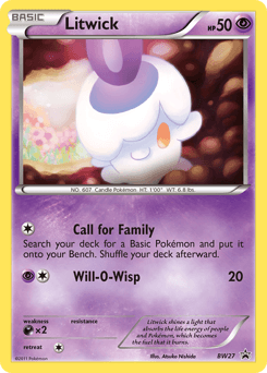Litwick BW Black Star Promos #BW27