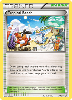 Tropical Beach BW Black Star Promos #BW28