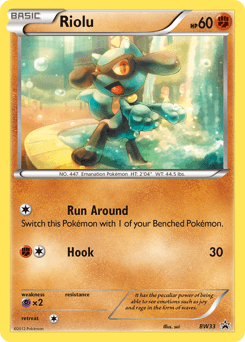 Riolu BW Black Star Promos #BW33