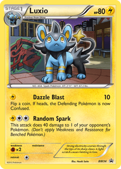 Luxio BW Black Star Promos #BW34