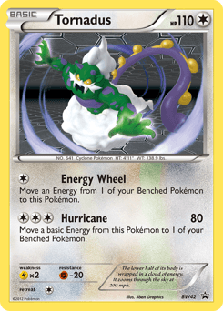 Tornadus BW Black Star Promos #BW42