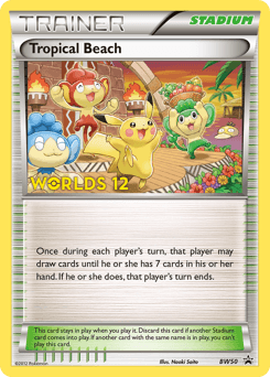 Tropical Beach BW Black Star Promos #BW50