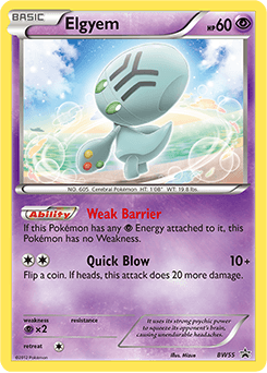 Elgyem BW Black Star Promos #BW55