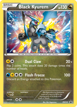 Black Kyurem BW Black Star Promos #BW58