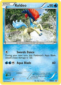 Keldeo BW Black Star Promos #BW60