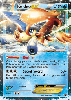 Keldeo-EX BW Black Star Promos #BW61