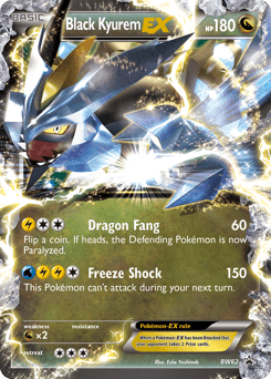 Black Kyurem-EX BW Black Star Promos #BW62