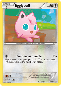 Jigglypuff BW Black Star Promos #BW65