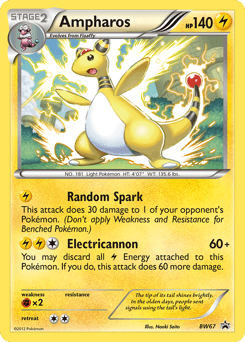 Ampharos BW Black Star Promos #BW67